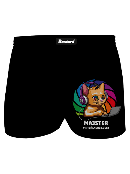 Majster virtuálneho sveta pánske trenky Black