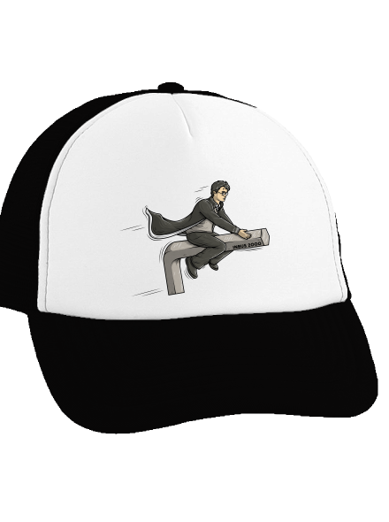 Harry na inbuse šiltovka truckerka Black cap