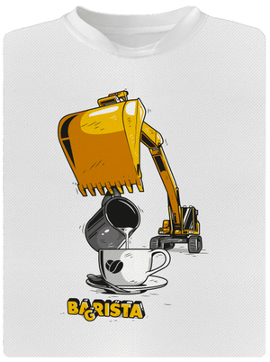 Bagrista detské športové tričko White