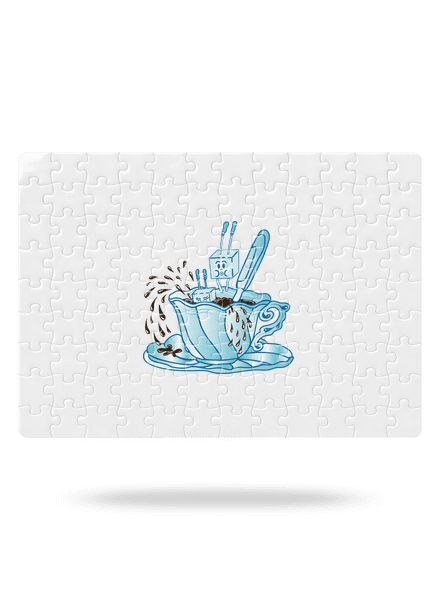 Cukroholik puzzle White