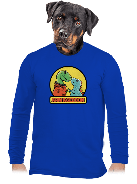 Armageddon pánske dlhý rukáv Royal Blue