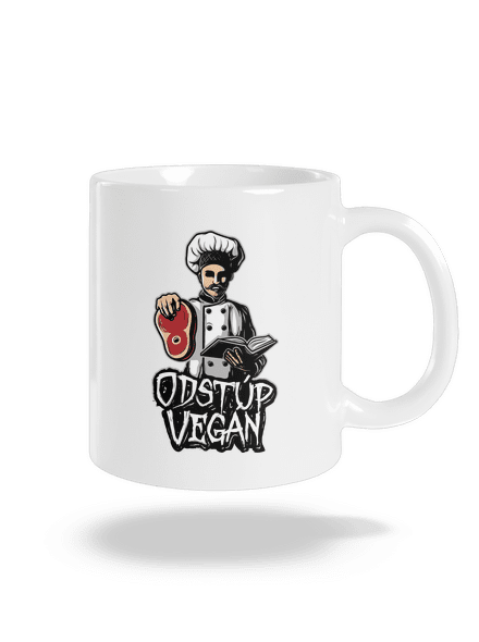 Odstup vegane klasický hrnček White