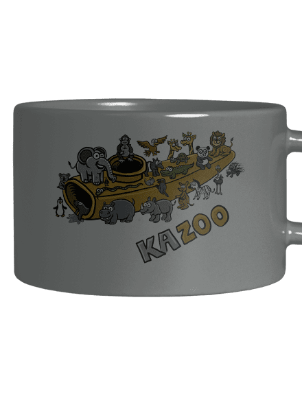KaZoo hrnček makronka Grey Macaron
