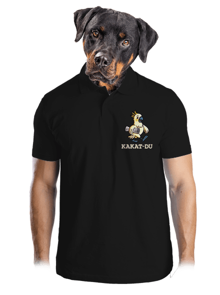 Kakat-du pánska polokošeľa Black
