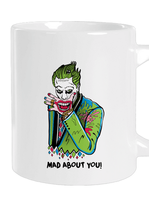 Joker a Harley veľký hrnček White