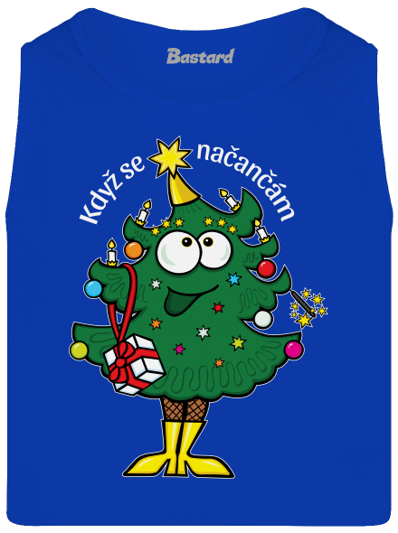 Když se načančám pánske tielko Royal Blue