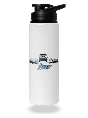 Pomaly a zbesilo flaša na vodu White