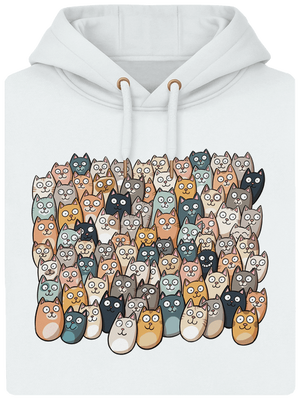 Nájdi čerta unisex mikina premium Snowwhite