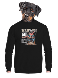 unisex mikina bez kapucne