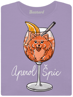 Aperol Špic dámske tričko s lemom Lavender