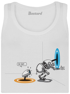 Portal dámske tielko klasické White