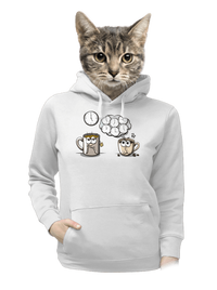 dámska mikina klokanka