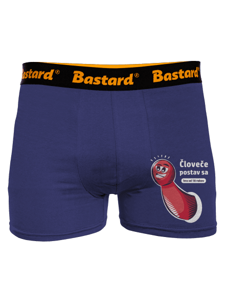 Človeče postav sa boxerky Blue Navy
