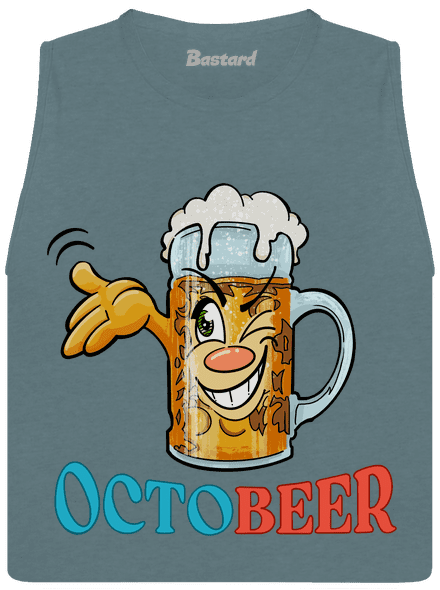 Octobeer dámske tielko voľné Heather Deep Teal