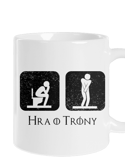 Hra o trůny klasický hrnček White
