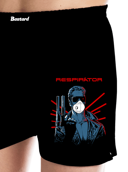 Respirátor pánske trenky Black