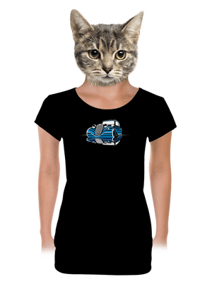 dámske tričko s lemom