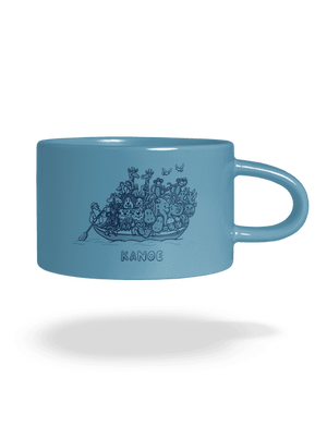 Noemova archa hrnček makronka Blue Macaron