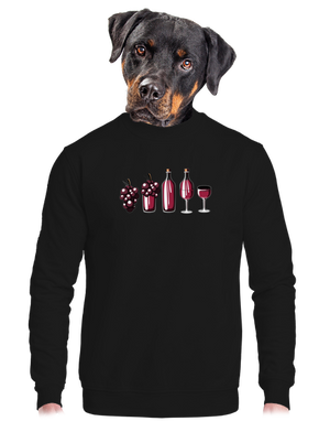unisex mikina bez kapucne