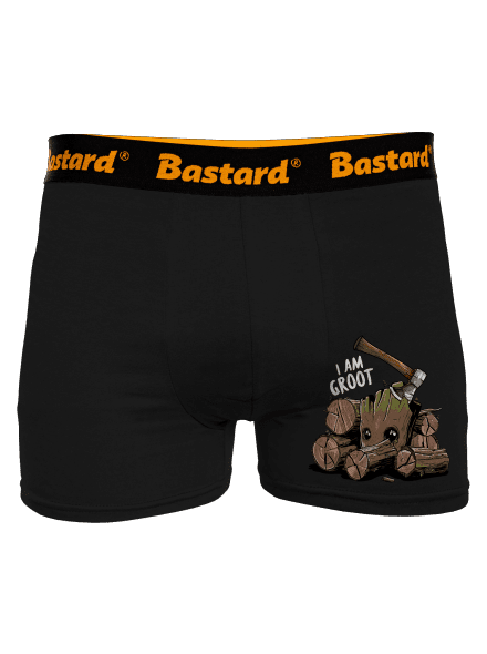 I Am Groot boxerky Black