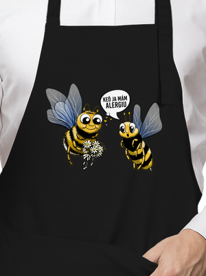 Alergická včielka zástera Black