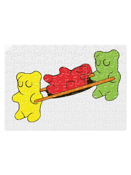 Gumkáči puzzle White