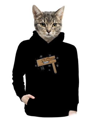 Rehtačka dámska mikina klokanka Black