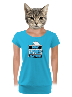 dámske tričko s lemom