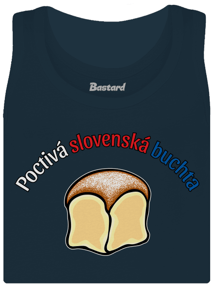 Poctivá buchta a klobása dámske tielko klasické Navy