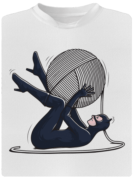 Catwoman detské športové tričko White