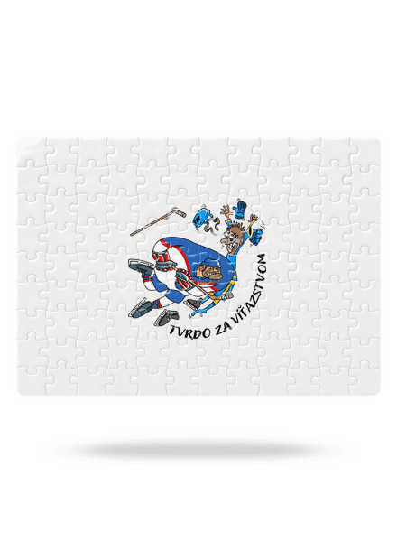 Tvrdo za víťazstvom puzzle White