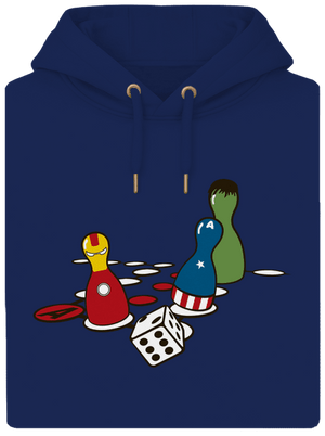 Superhrdina nehnevaj sa unisex mikina premium Navy