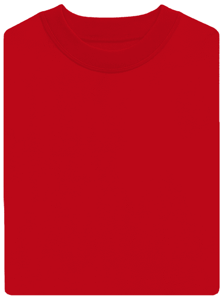 Bez potlače unisex mikina bez kapucne Red