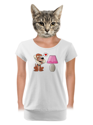 dámske tričko s lemom