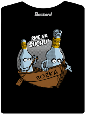 Na suchu dámske tričko s lemom Black