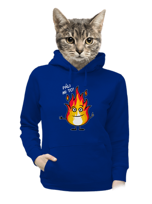 Páli mi to dámska mikina klokanka Royal Blue Mal