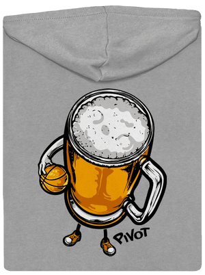 Pivot pánska mikina na zips Light Melange