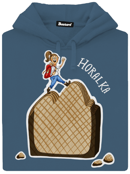 Horalka dámska mikina klokanka Denim