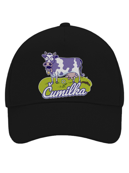 Čumilka šiltovka baseballka Black