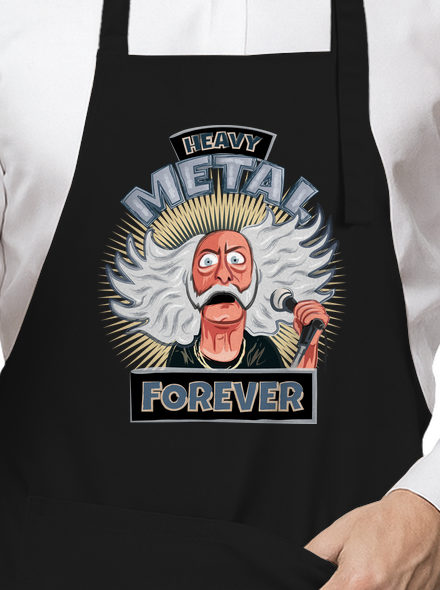 Heavy metal forever zástera Black