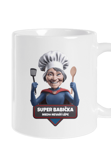 Super babička klasický hrnček White