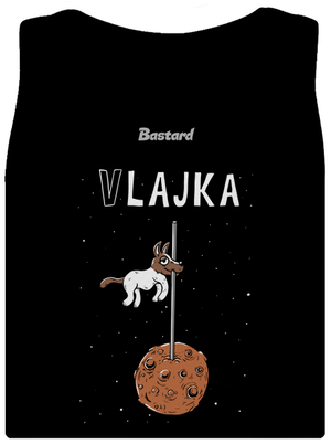 Vlajka dámske tielko klasické Black