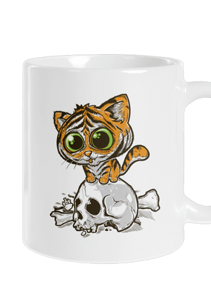 Tigrík klasický hrnček White