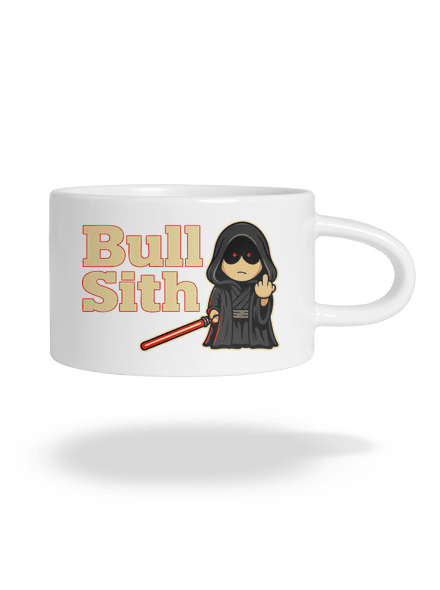 Bull sith hrnček makronka White