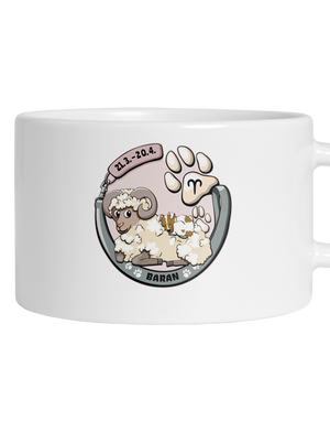 Psí horoskop: Baran hrnček makronka White