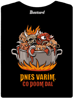 Čo Doom dal dámske tričko prémium Black