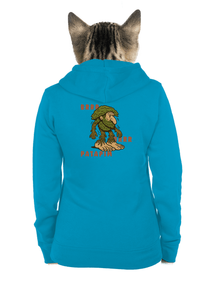 Brrr Brrr Patapim – Italian Brainrot dámska mikina na zips Blue Atol