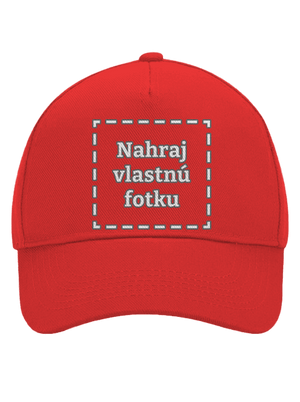 Vlastná potlač šiltovka baseballka Classic Red