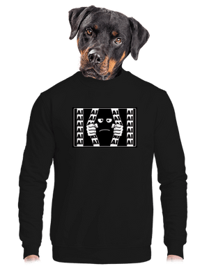 unisex mikina bez kapucne