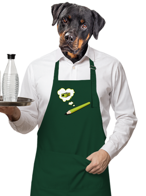 Ceruzka a Strúhatko zástera Bottle Green